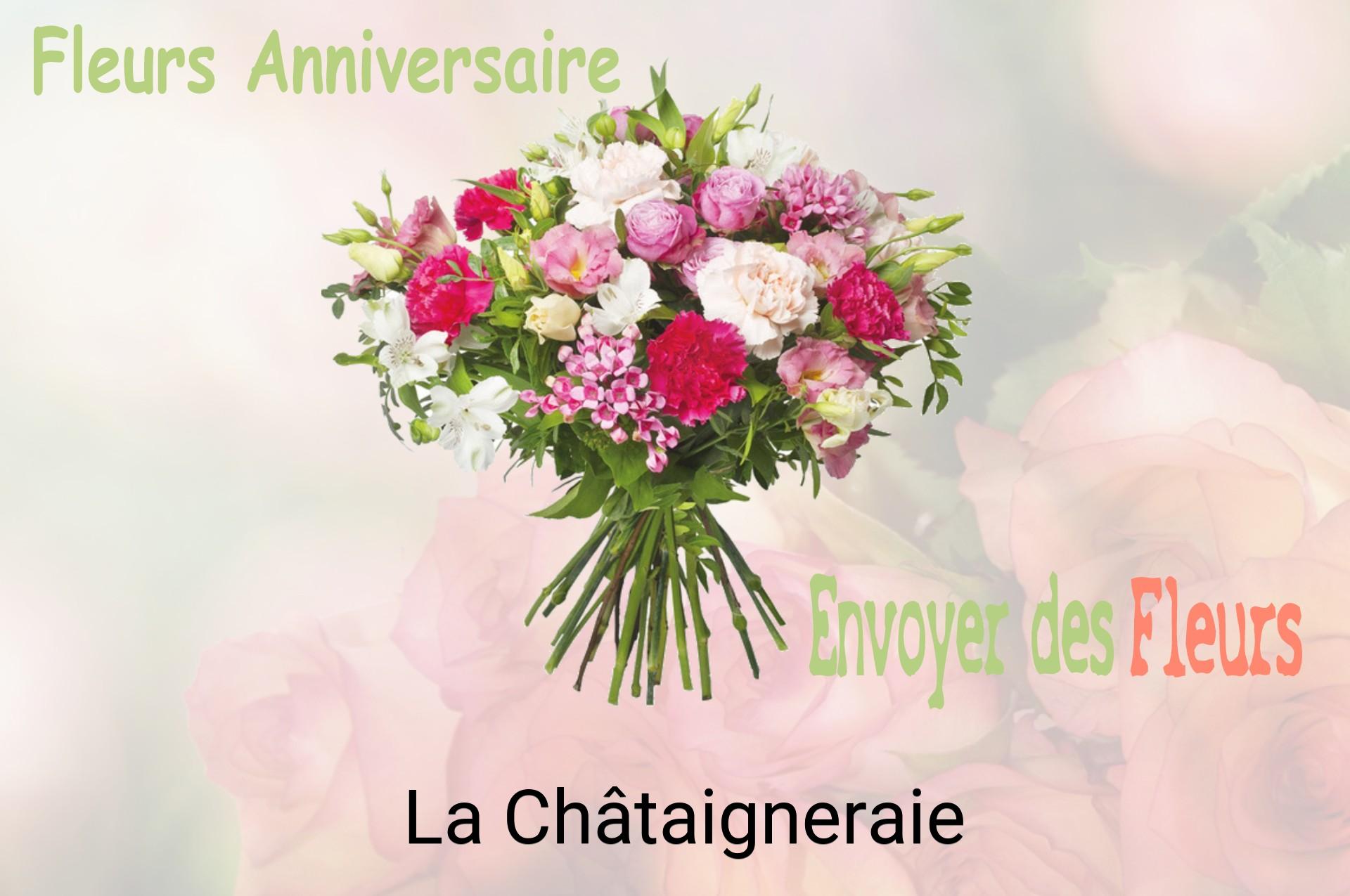 Bouquet de fleurs d’anniversaire livré à La Châtaigneraie